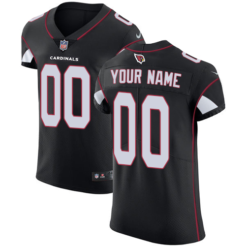 Men's Arizona Cardinals Black Alternate Vapor Untouchable Custom Elite NFL Stitched Jersey